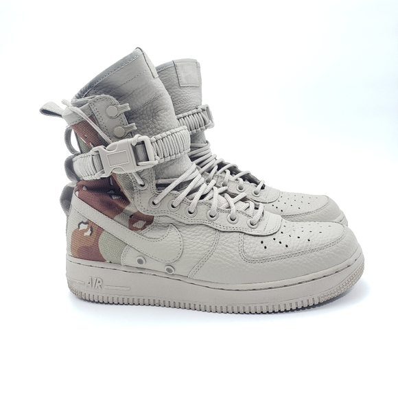 Mens NIKE 2017 SPECIAL FIELD SF AIR FORCE 1 AF1 DESERT CAMO SIZE 9 864024-202 - Picture 4 of 9